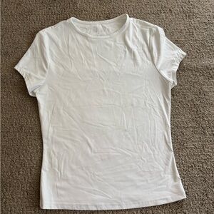 Classic White bodycon tee